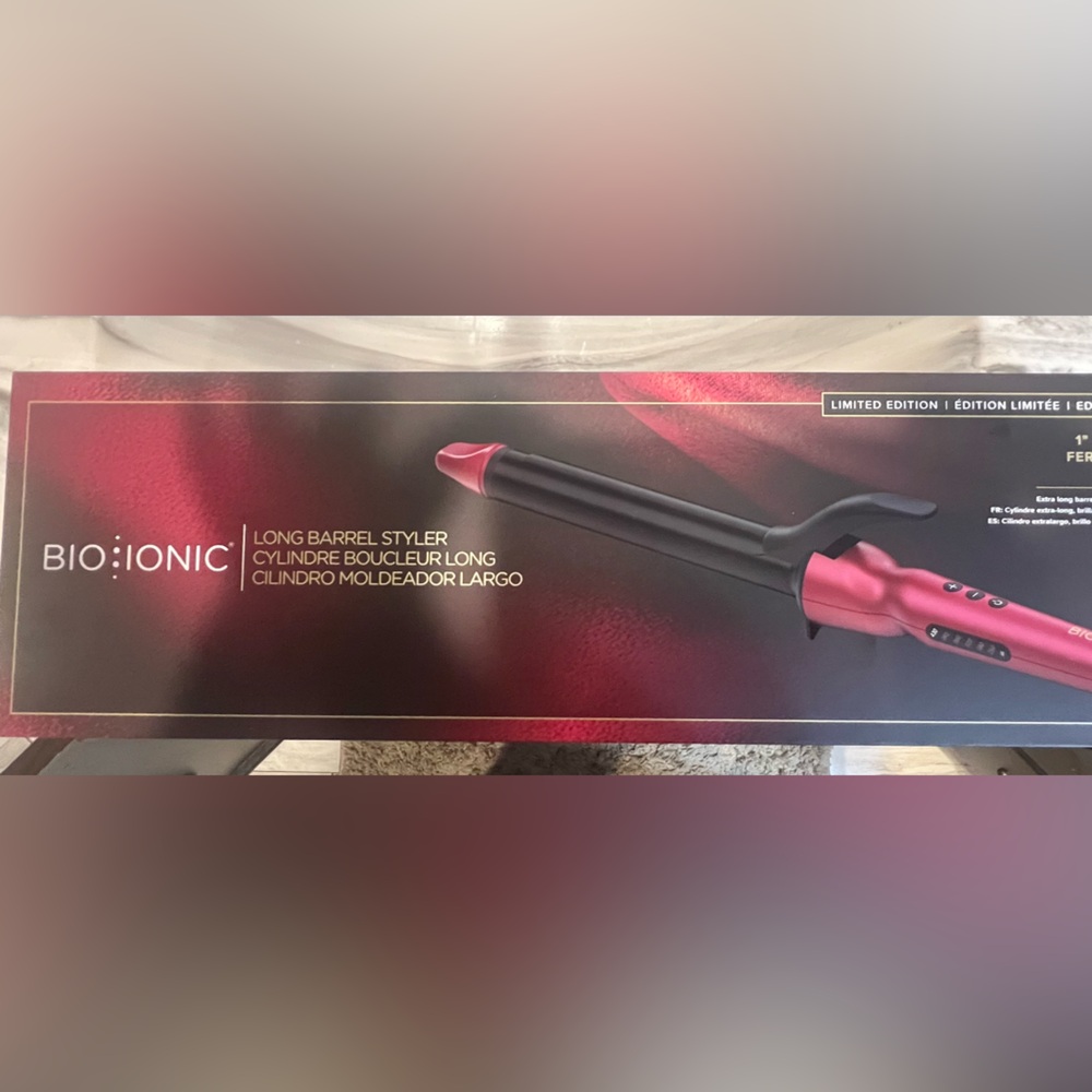 Bio Ionic Pink Long Barrel Styler